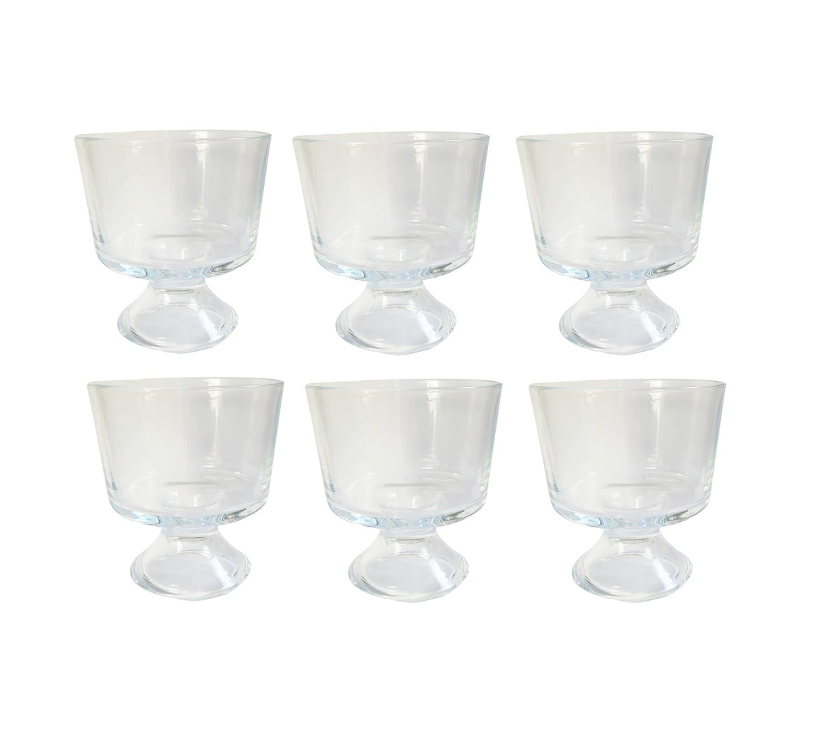 Mini Glass Serving Bowls - Set of 6 | M&W