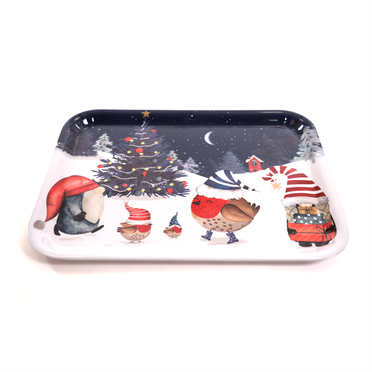 Festive Forest Friends Large Tray
