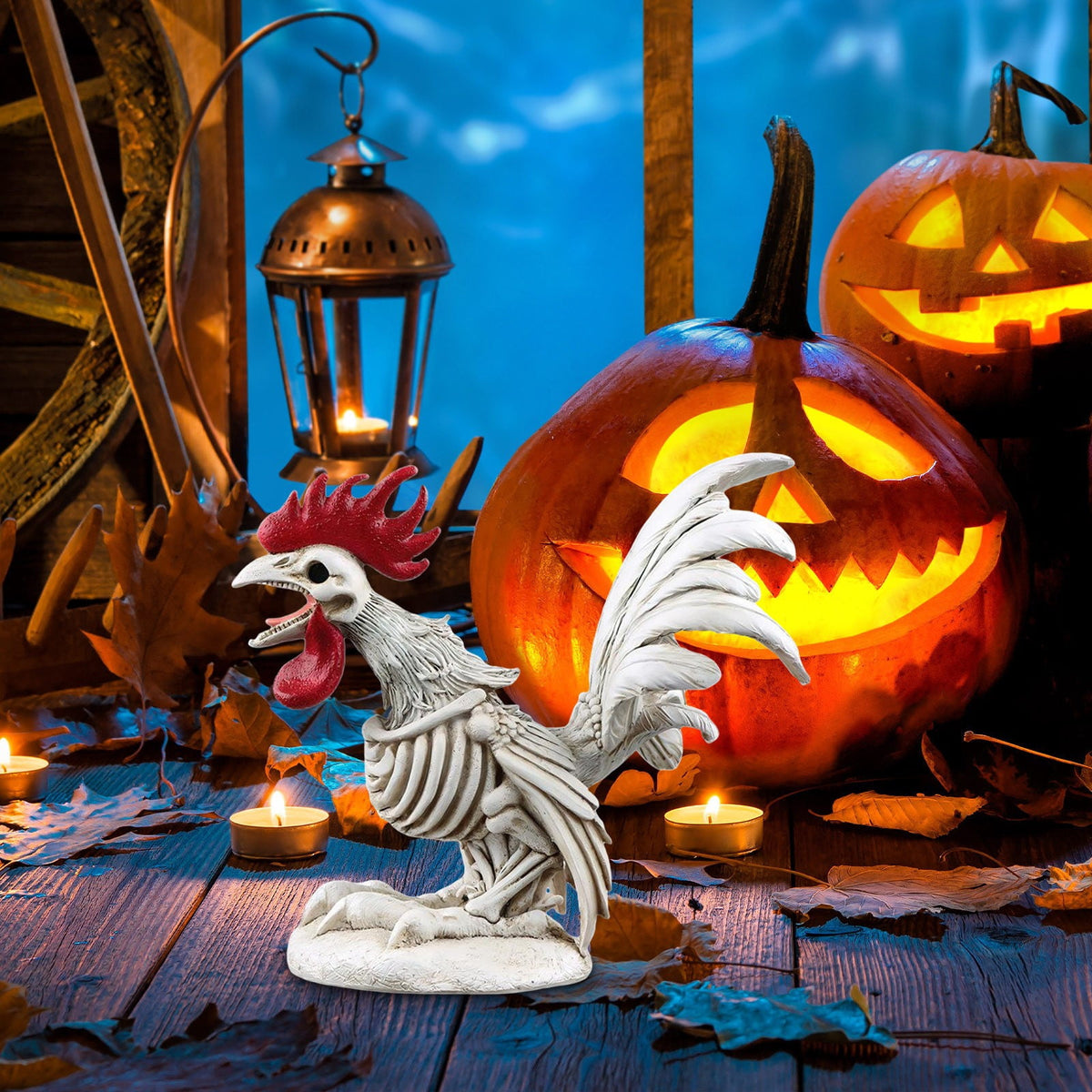 amlbb Halloween Decorations Outdoor Halloween Dark Terror Skeleton Decoration Props Set Up Ghost House Halloween Decor on Clearance