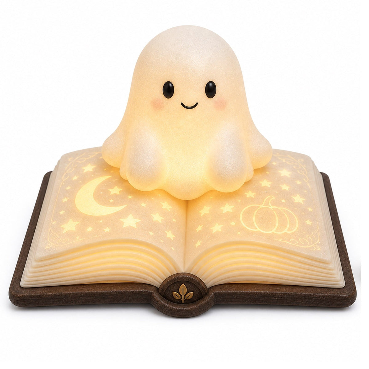 YZEGDCH Halloween 3D Ghost Campfire Flickering Night Light 2 Funny Roasting Marshmallows at Campfire LED Electric Faux Flameless Campfire Nightlight Funny Halloween Decor