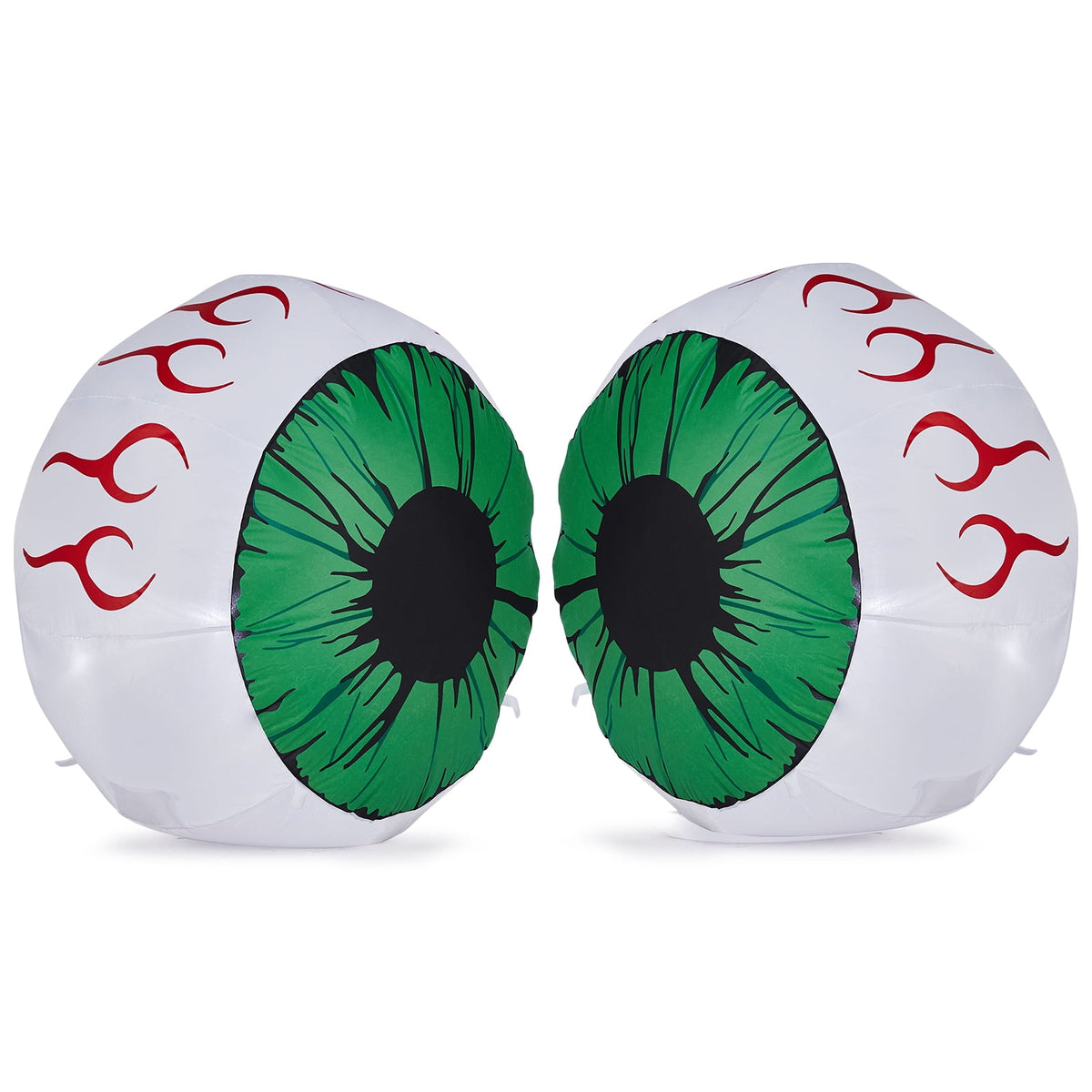 2 Packs Halloween Inflatables Large Set of Lighted Eyes Decoration 3FT Blow Ups Green Eyes for Yard Inflatable Halloween Decor Outdoor with LEDs Party Supplies Blow up Decoration for Indoor Outdoor