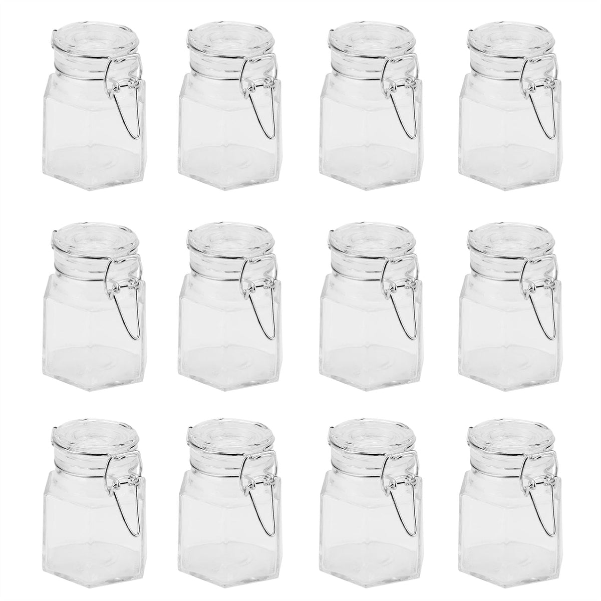 Hexagonal Spice Jars - Set of 12 | M&W