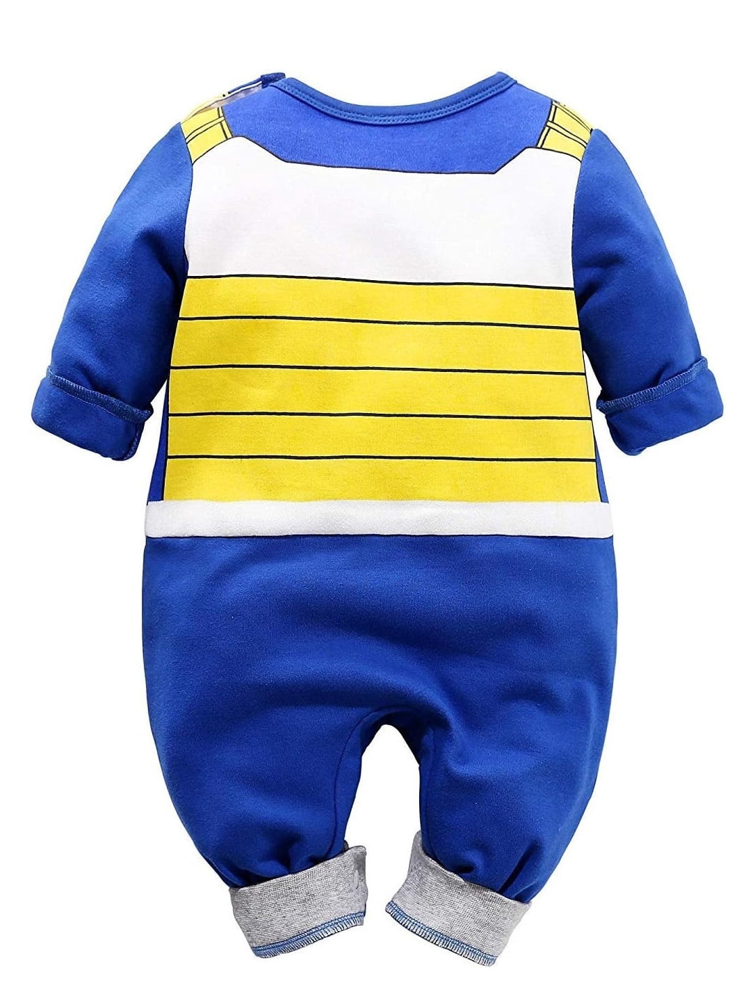 WIBACKER Baby Infant Boy Armor Printed Outfits 100% Cotton Newborn Boy Cosplay Party Jumpsuit Halloween Christmas Rompers