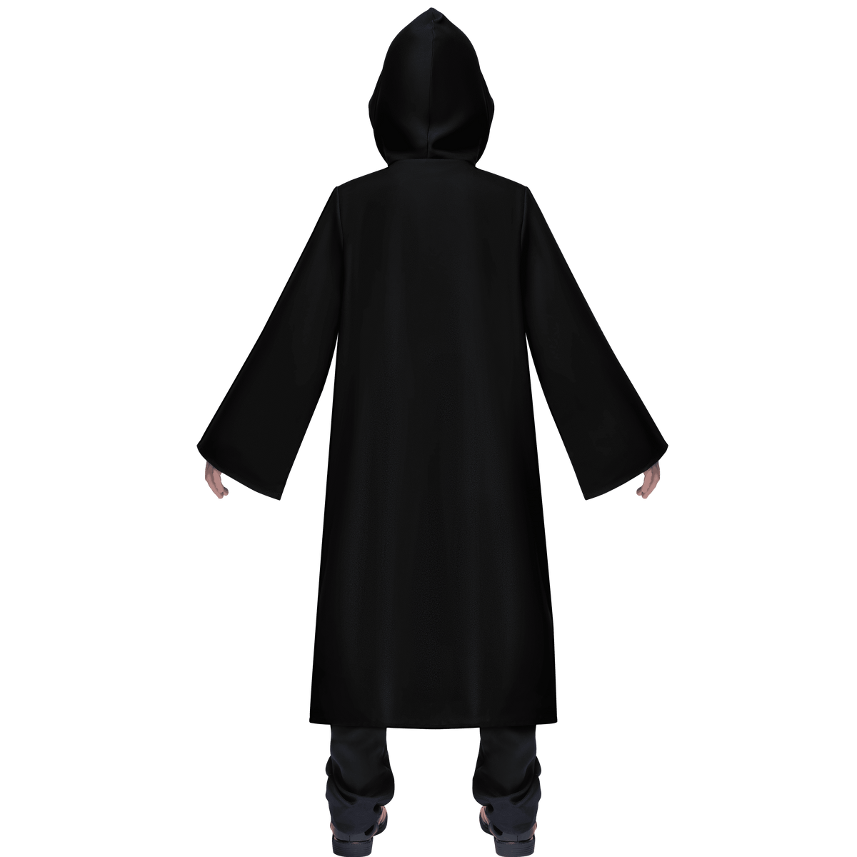 Joyfy Boys Renaissance Costumes, Kids Knight Costume, Black Cloak Tunic Hooded Robe Halloween Costume for Child Halloween Party Cosplay