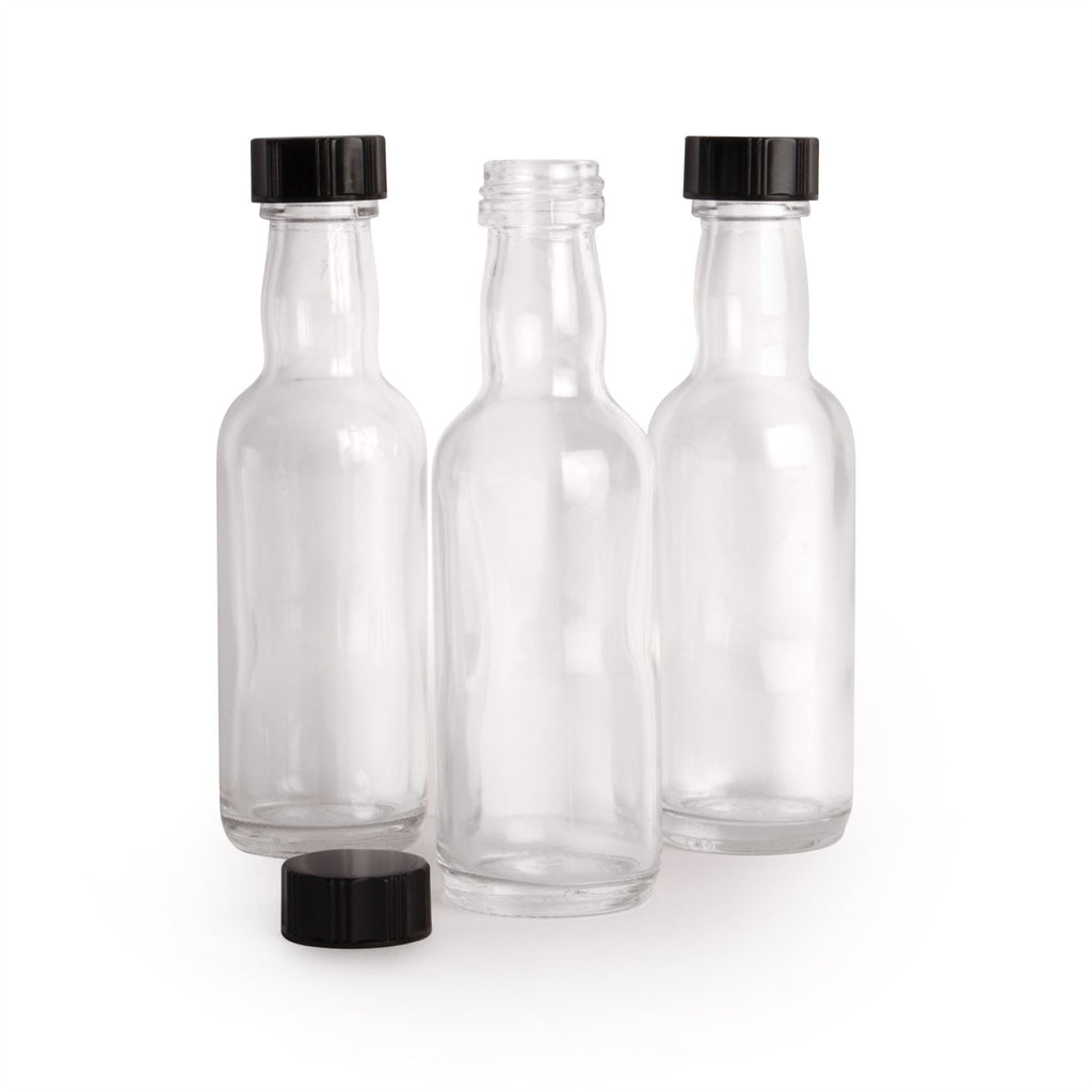 Miniature Glass Spirit Bottle - Pack of 50 | Pukkr