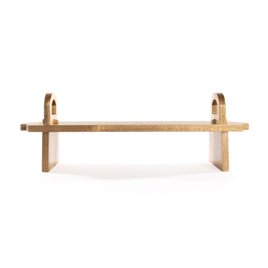 Acacia Wood Raised Serving Platter | M&W