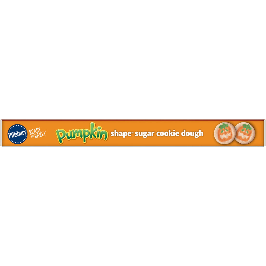 Pillsbury Ready to Bake! Pumpkin Shape Sugar Cookie Dough, 20 Cookies, 9.1 oz