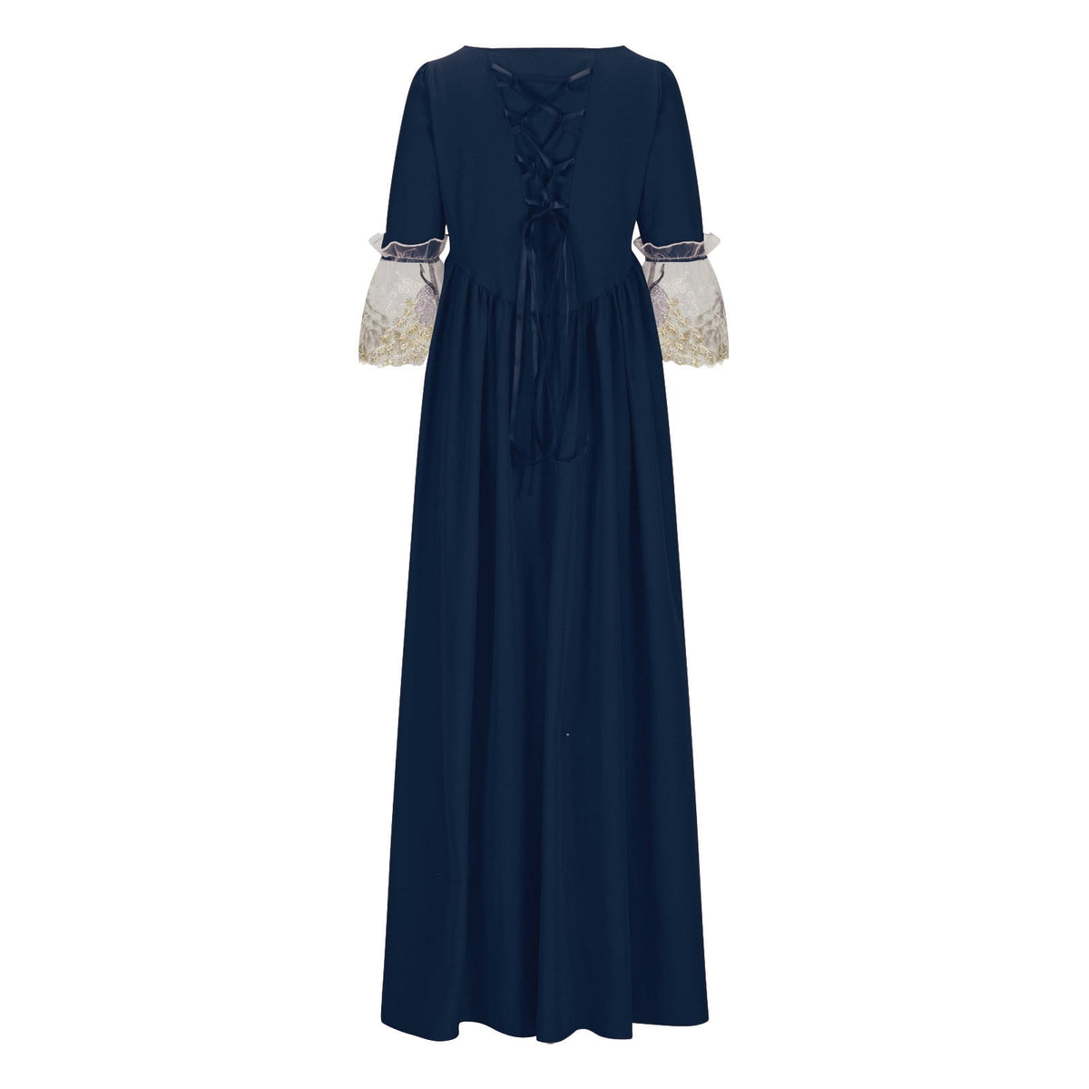 UPPADA Plus Size Victorian Dress for Women Lace Up Flare Sleeve Ball Gown with Corset Evening Party Maxi Gowns Vintage Cocktail Dress Wedding Dresses Early