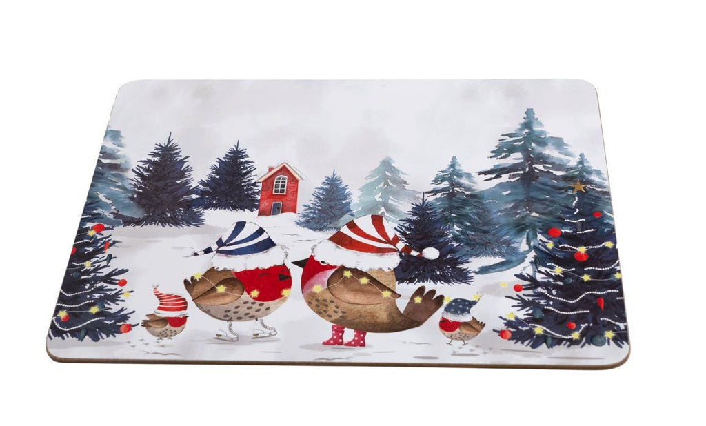 Festive Forest Friends Set/4 Placemats