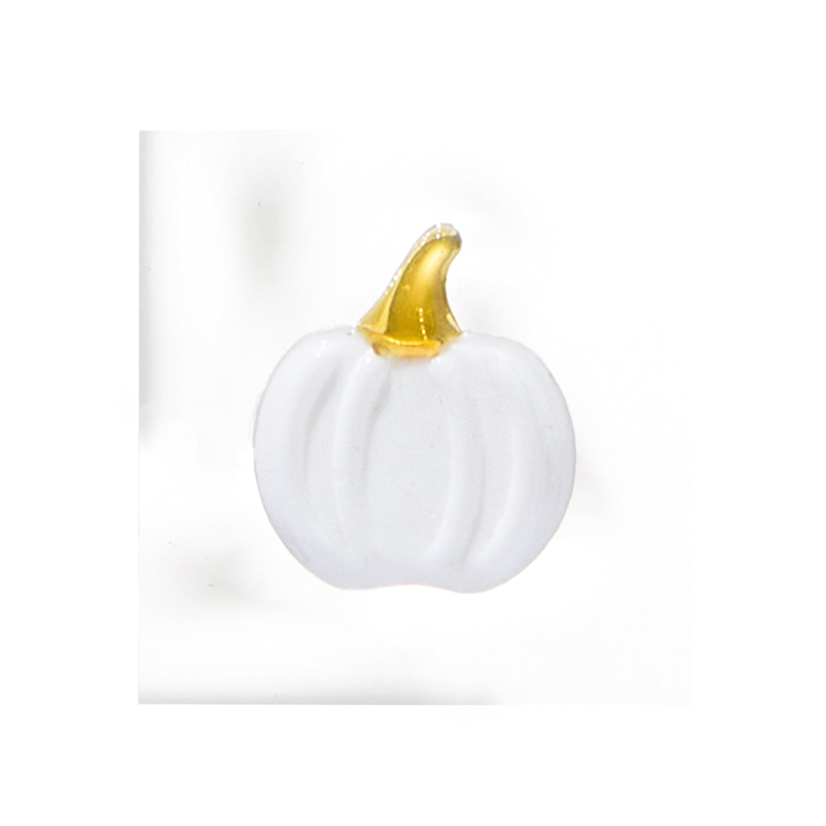 Thyme & Table 12 fl oz White Pumpkin Charm Glass Set, Pack of 2