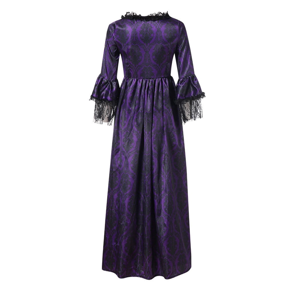 UPPADA Plus Size Victorian Dress for Women Lace Up Flare Sleeve Ball Gown with Corset Evening Party Maxi Gowns Vintage Cocktail Dress Wedding Dresses Early