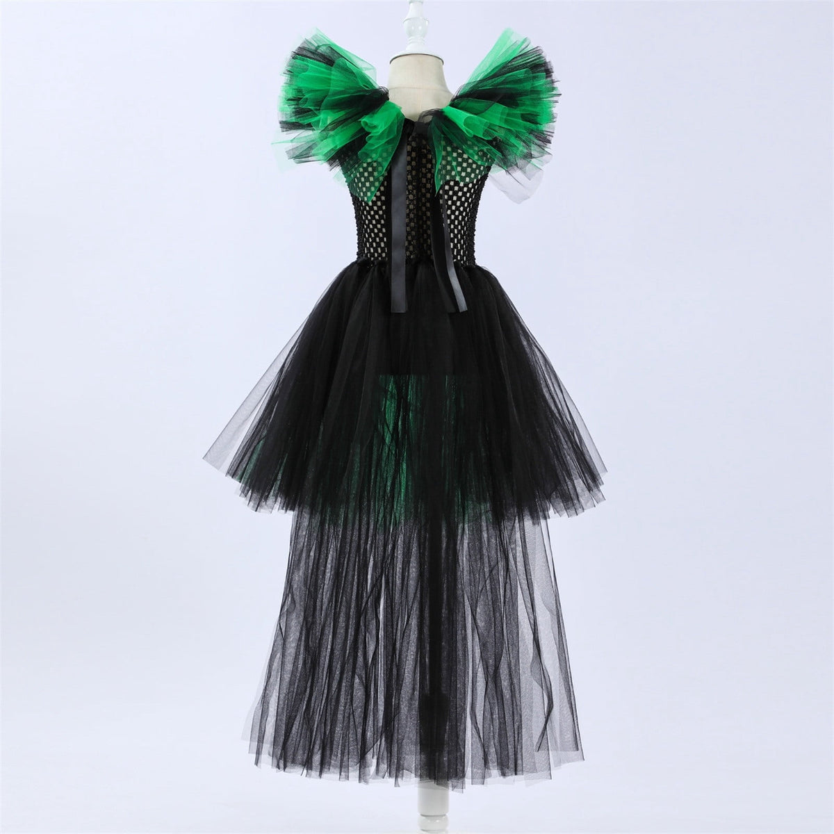 HNMKIU Halloween for Girls Toddler Kids Baby Girls Magnificent Witch Halloween Black Gown Fancy Dress Up Cosplay Party Tutu Dress Dresses E - 18-24 Months