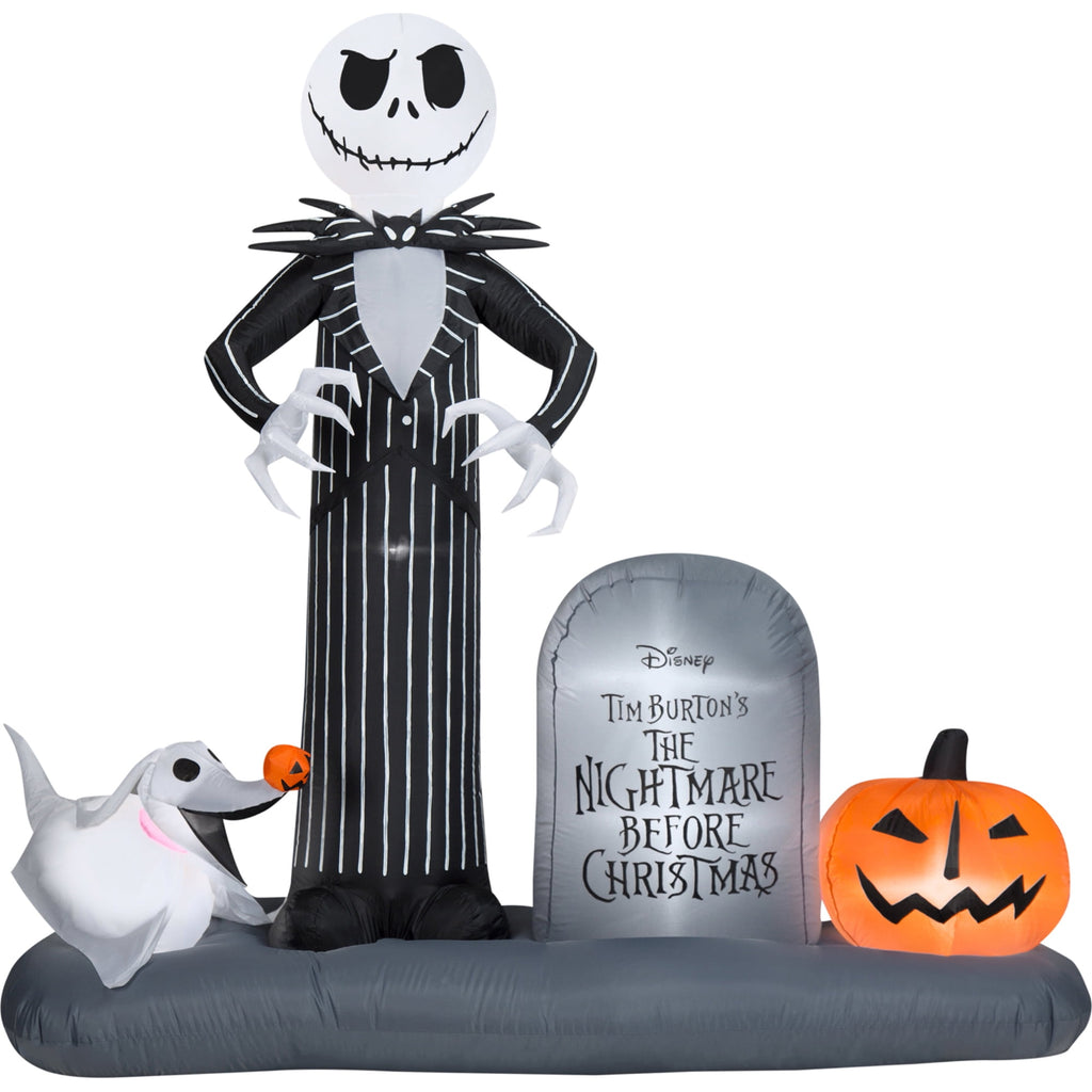 6.5 ft. L Halloween Airblown Inflatables Disney Jack Town Scene