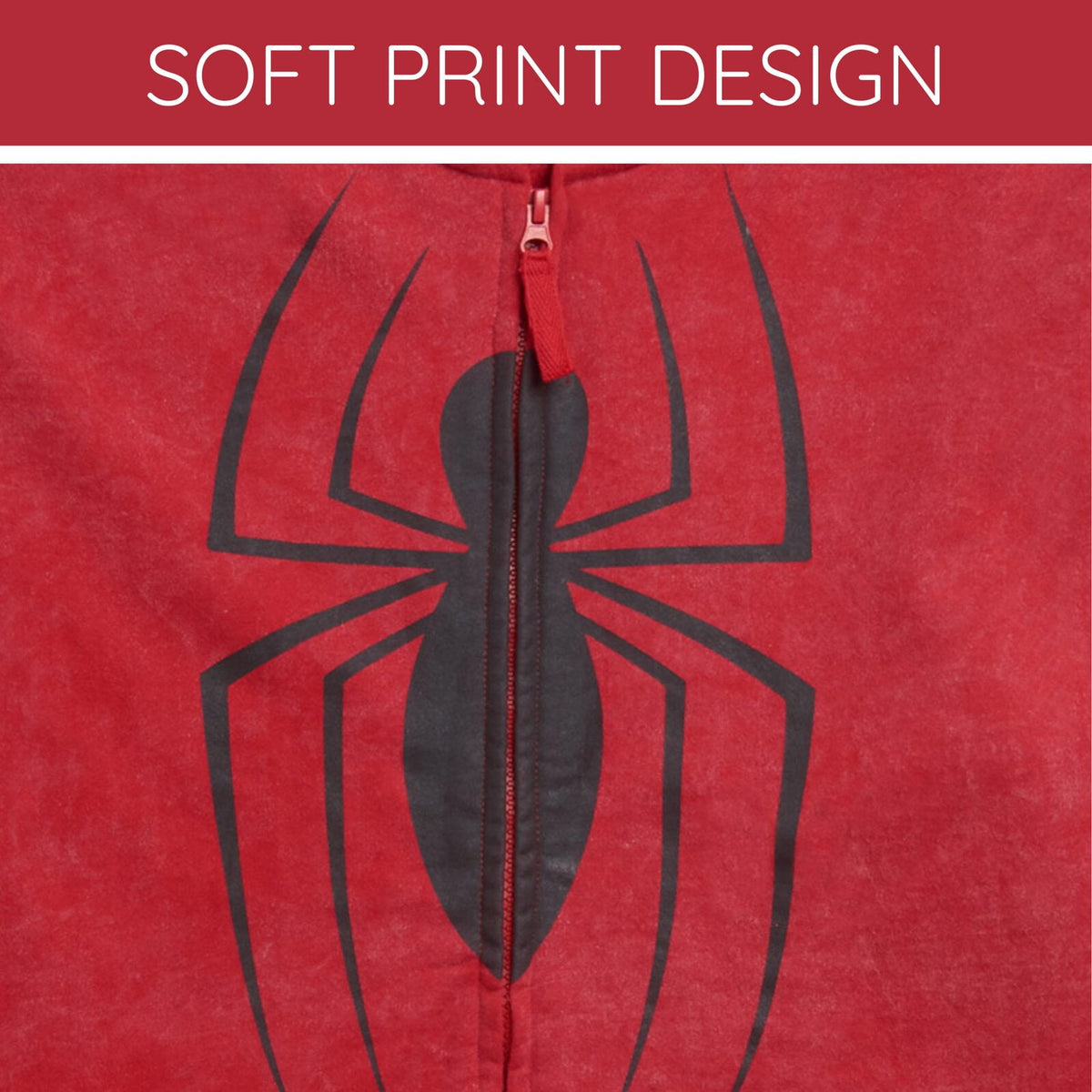Marvel Spider-Man Adult Men or Women Cosplay Fleece Zip-Up Hoodie Miles Morales Charcoal