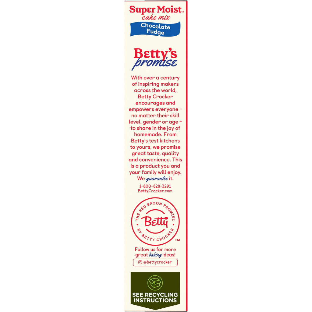 Betty Crocker Favorites Super Moist, Chocolate Fudge, Cake Mix, 13.25 oz