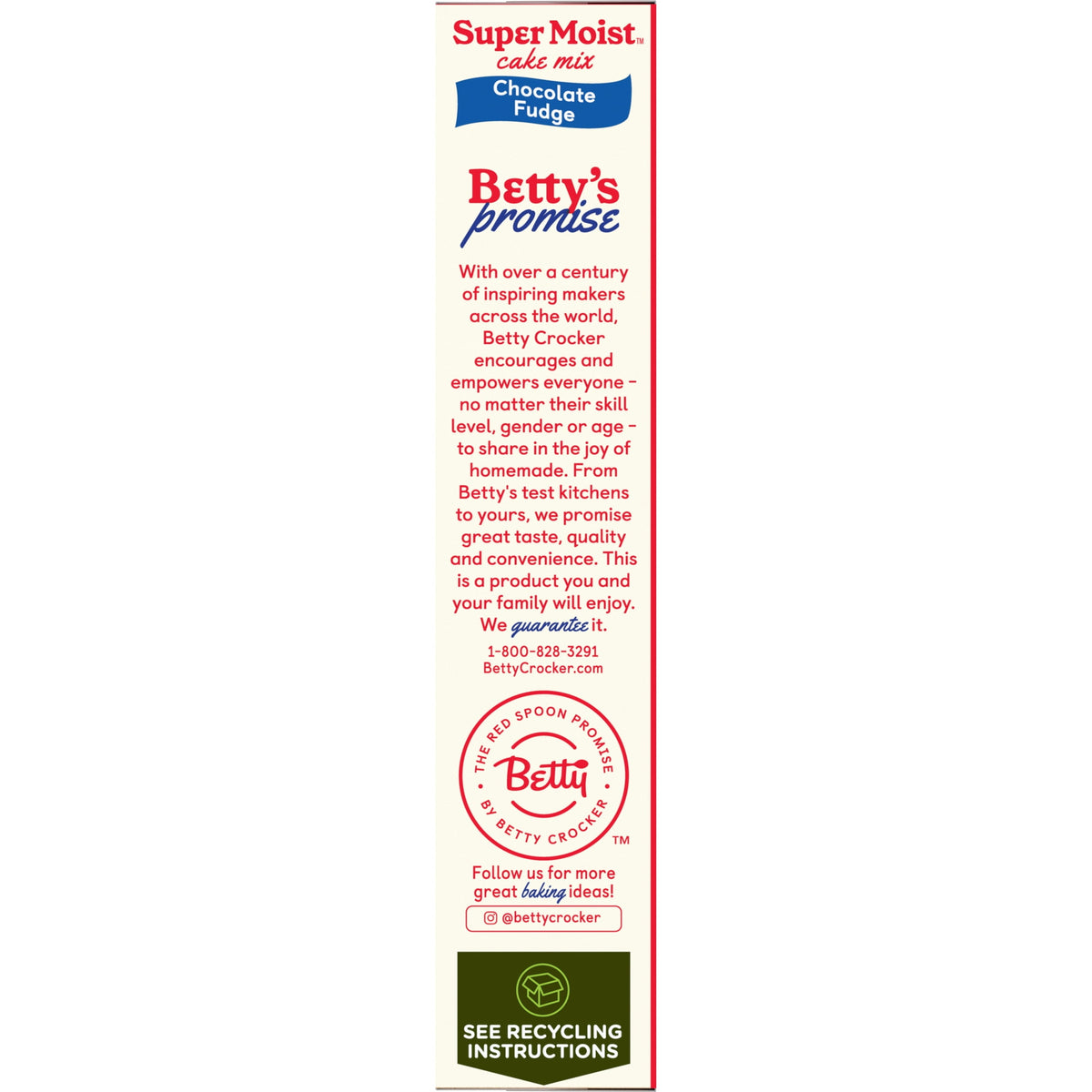 Betty Crocker Favorites Super Moist, Chocolate Fudge, Cake Mix, 13.25 oz
