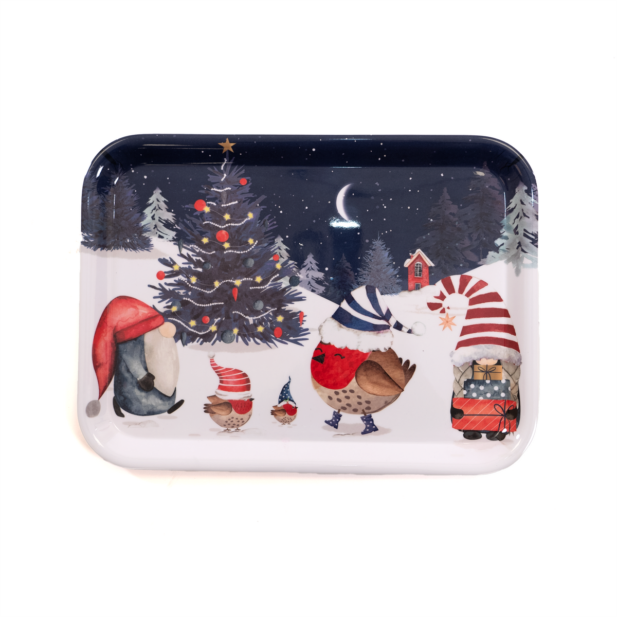 Festive Forest Friends Large Tray