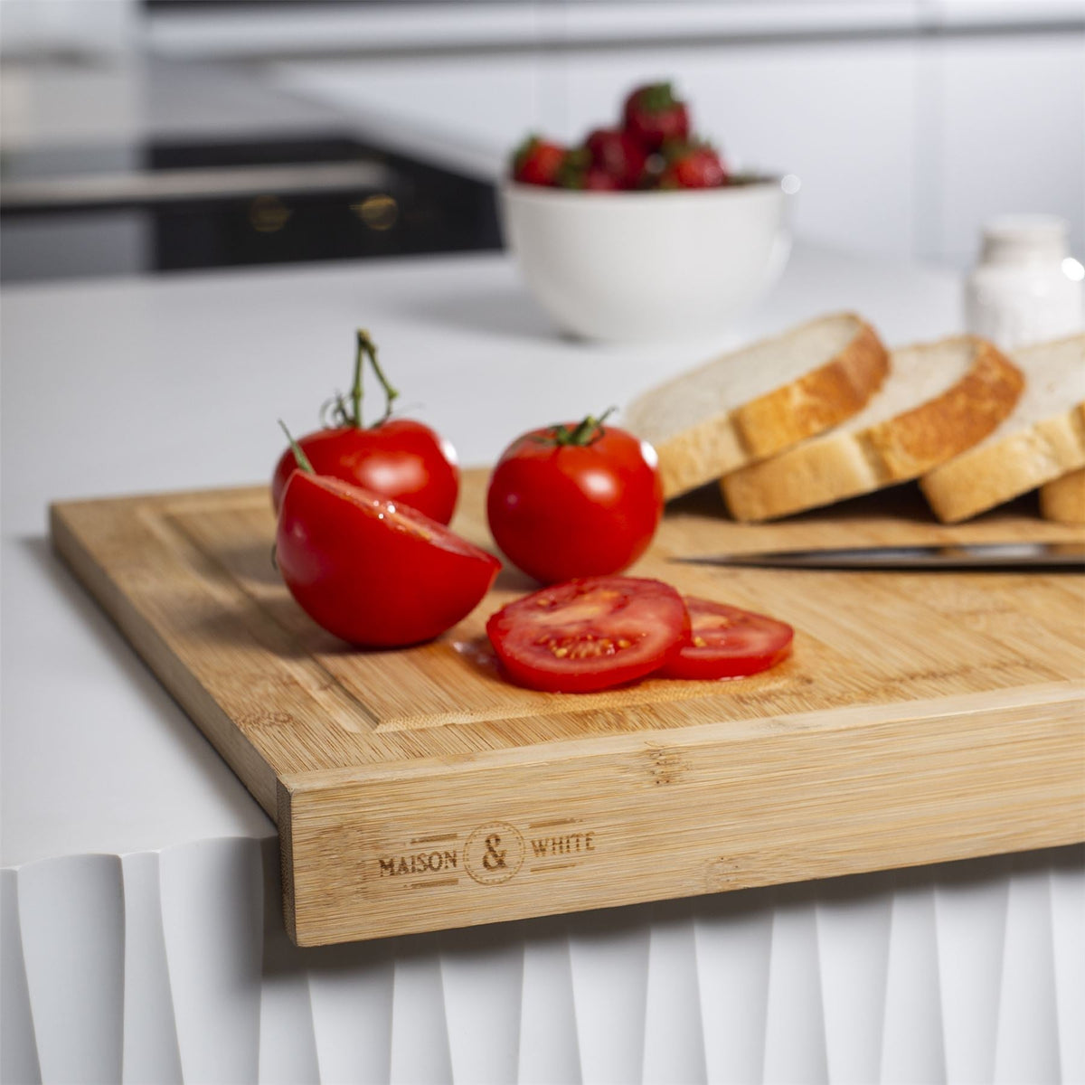 Counter Edge Bamboo Chopping Board | M&W