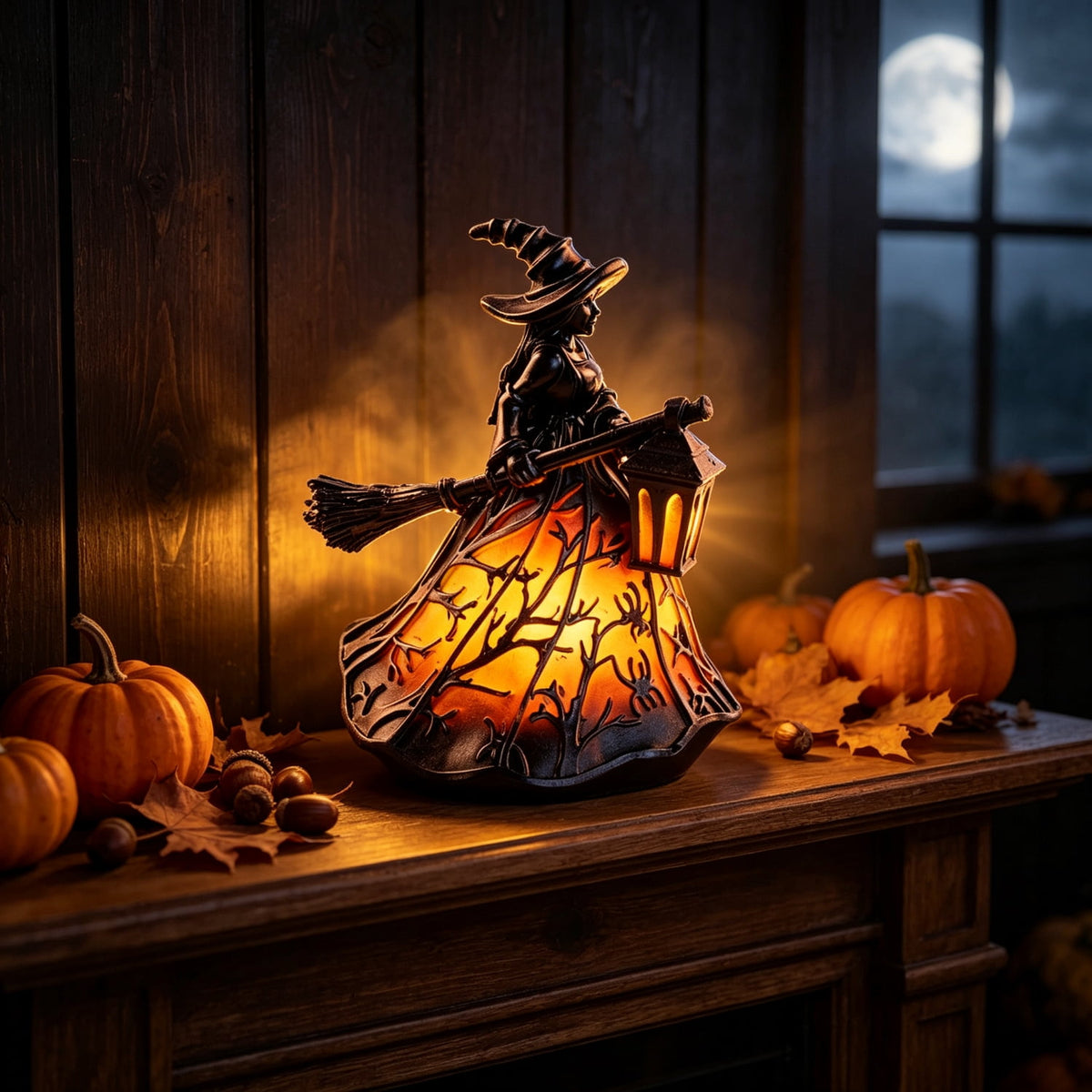 Ghost Bubble Bath LampHalloween Bathroom Decor Gifts Under 20 Bathtub Ghost & Dog Resin Figurine, Warm LED Halloween Tabletop Decor for Bathroom, Bedroom, Kids Room & Fall Home Accent