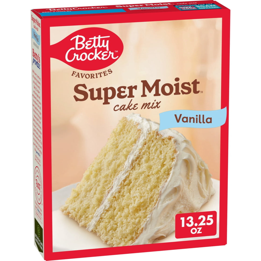 Betty Crocker Favorites Super Moist Vanilla Cake Mix, 13.25 oz