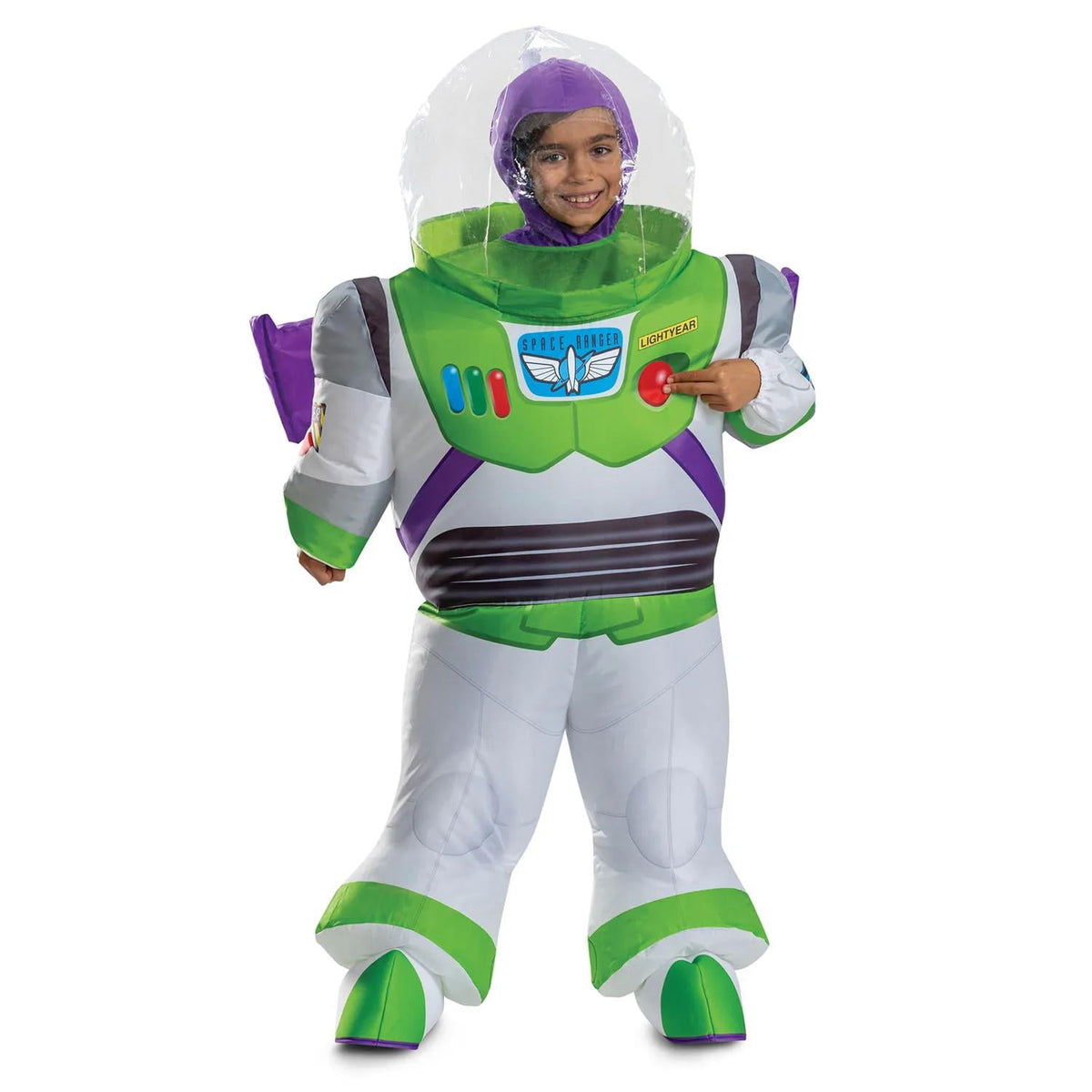 Disguise Boys' Disney Pixar's Toy Story Buzz Lightyear Inflatable Costume - Size One Size Fits Most - Green