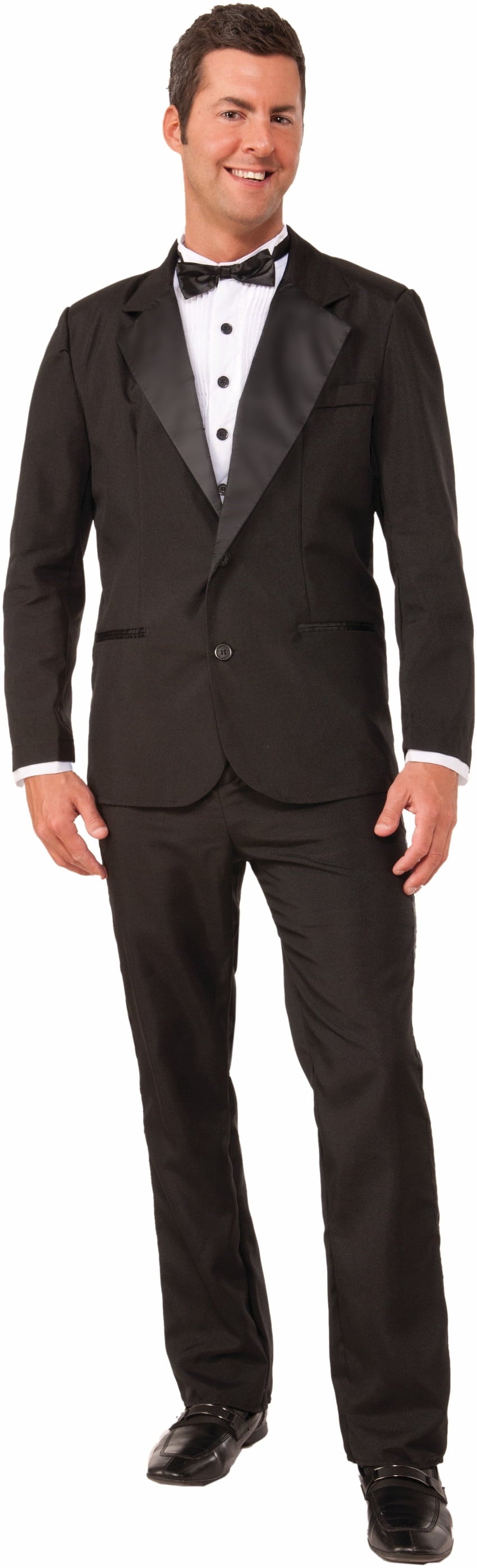 INSTANT ZIP UP TUXEDO-XLRG-BLK