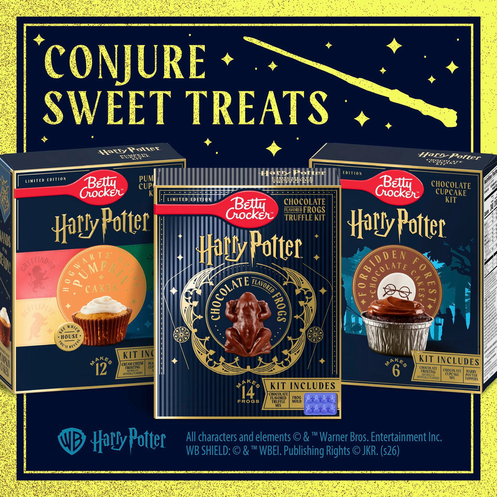Betty Crocker Harry Potter Forbidden Forest Chocolate Cupcake Kit, 6 Count, 13.3 oz