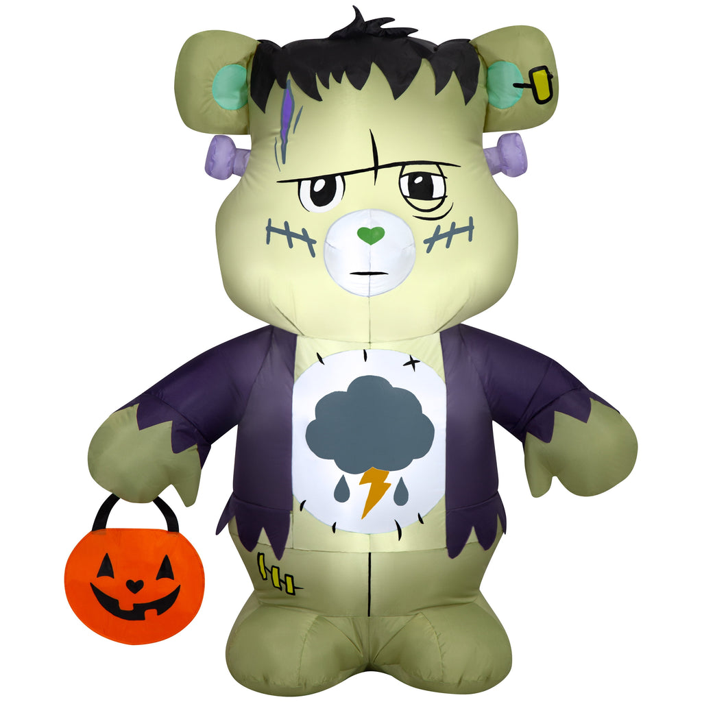 Halloween Airblown Yard Inflatables Frankie Care Bears 41.73 in x 25.98 in x 50.39 in 3.15 lb