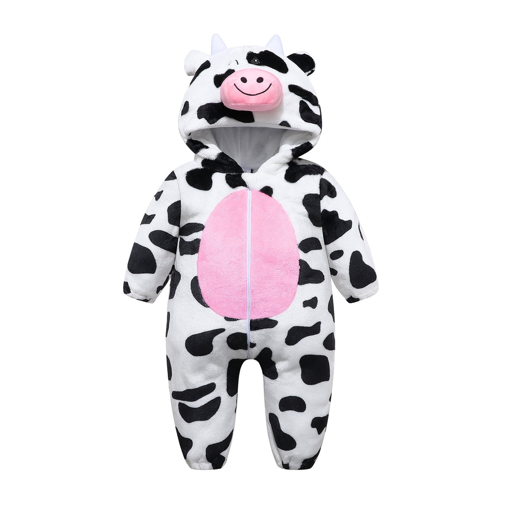 Baby White Cow Green Dinosaur Blue Shark Costumes Toddler Outfit Infants Romper