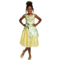 Disguise Girls' Classic Tiana Ballroom Dress Costume - 7-8