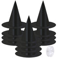 Elcoho 12 Pieces Halloween Costume Witch Hat with 100 Yards Hanging Rope for Halloween Yard Decoration