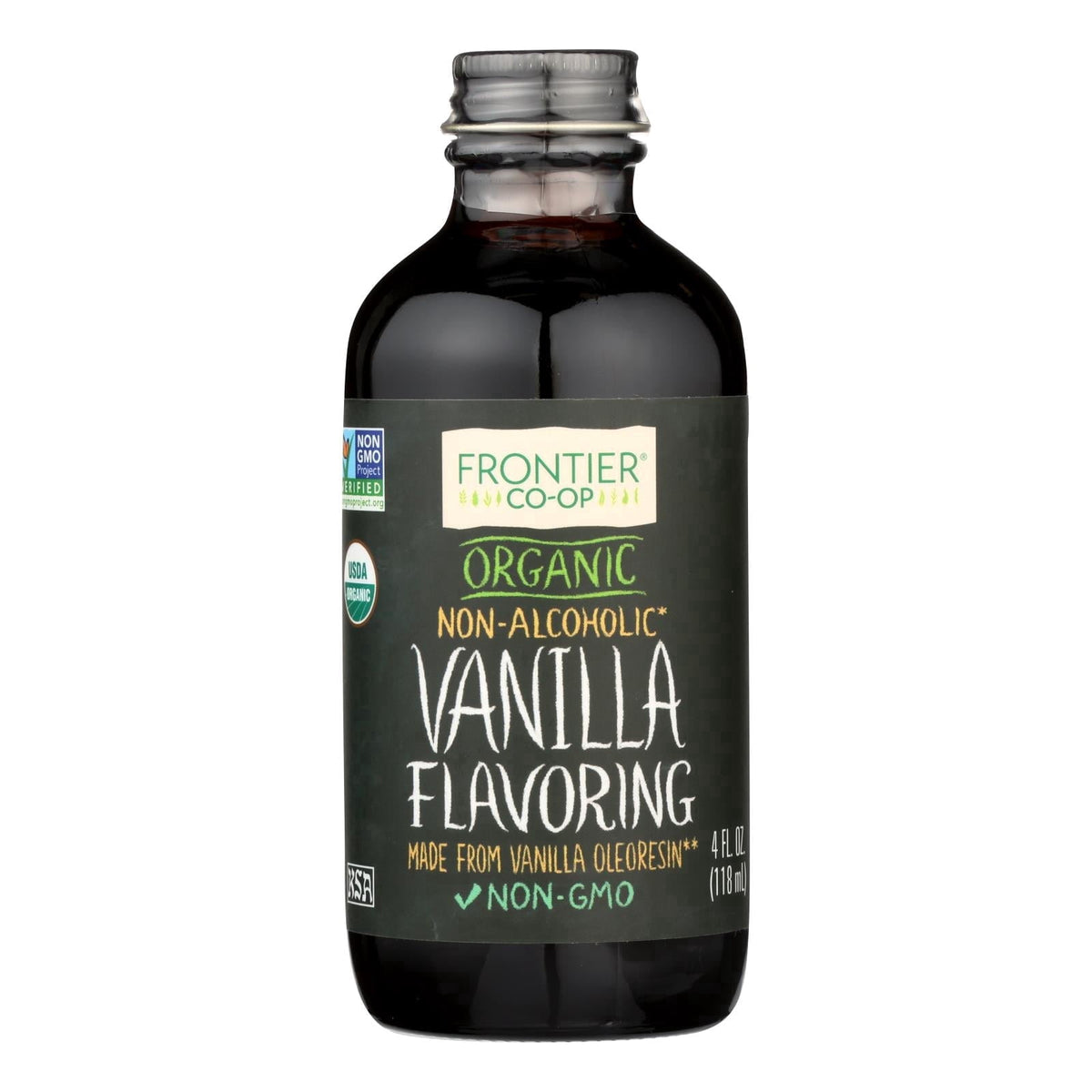 Frontier Co-op Organic Vanilla Flavoring 4 fl. oz.