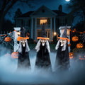 Fun Little Toys 3 Pcs Halloween Witch Decorations, 43" Wicked Witches Decor, Scary Halloween Stakes for Outdoor Graveyard, Garden, Yard, Lawn, Walkway Party Supplies