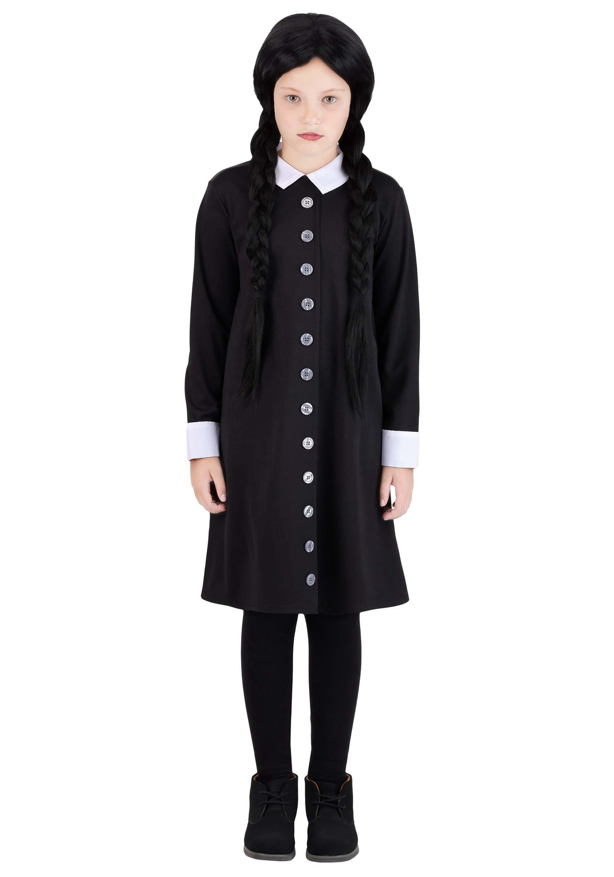 Girl's Essential Wednesday Addams Costume