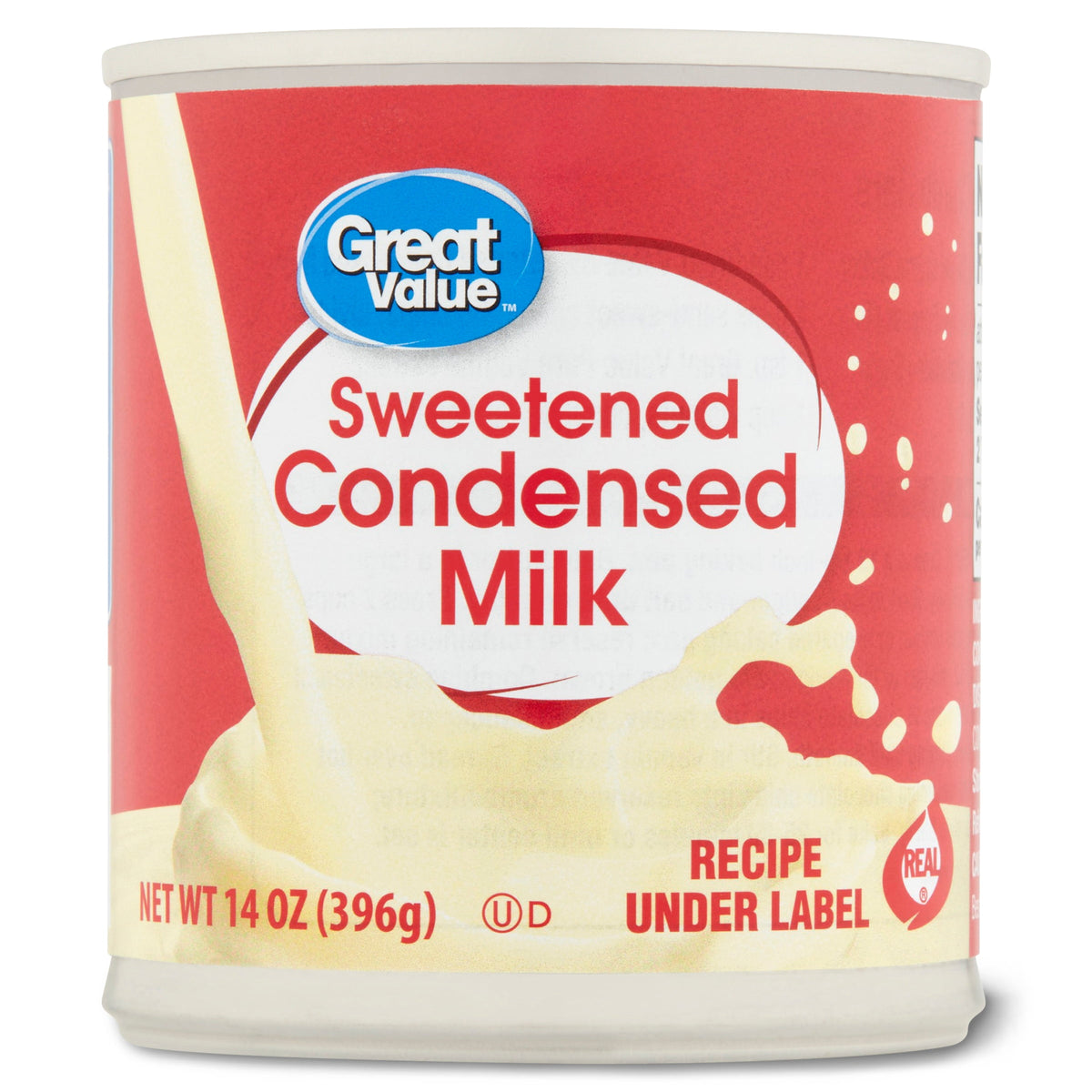 Great Value Sweetened Condensed Milk, 14 oz