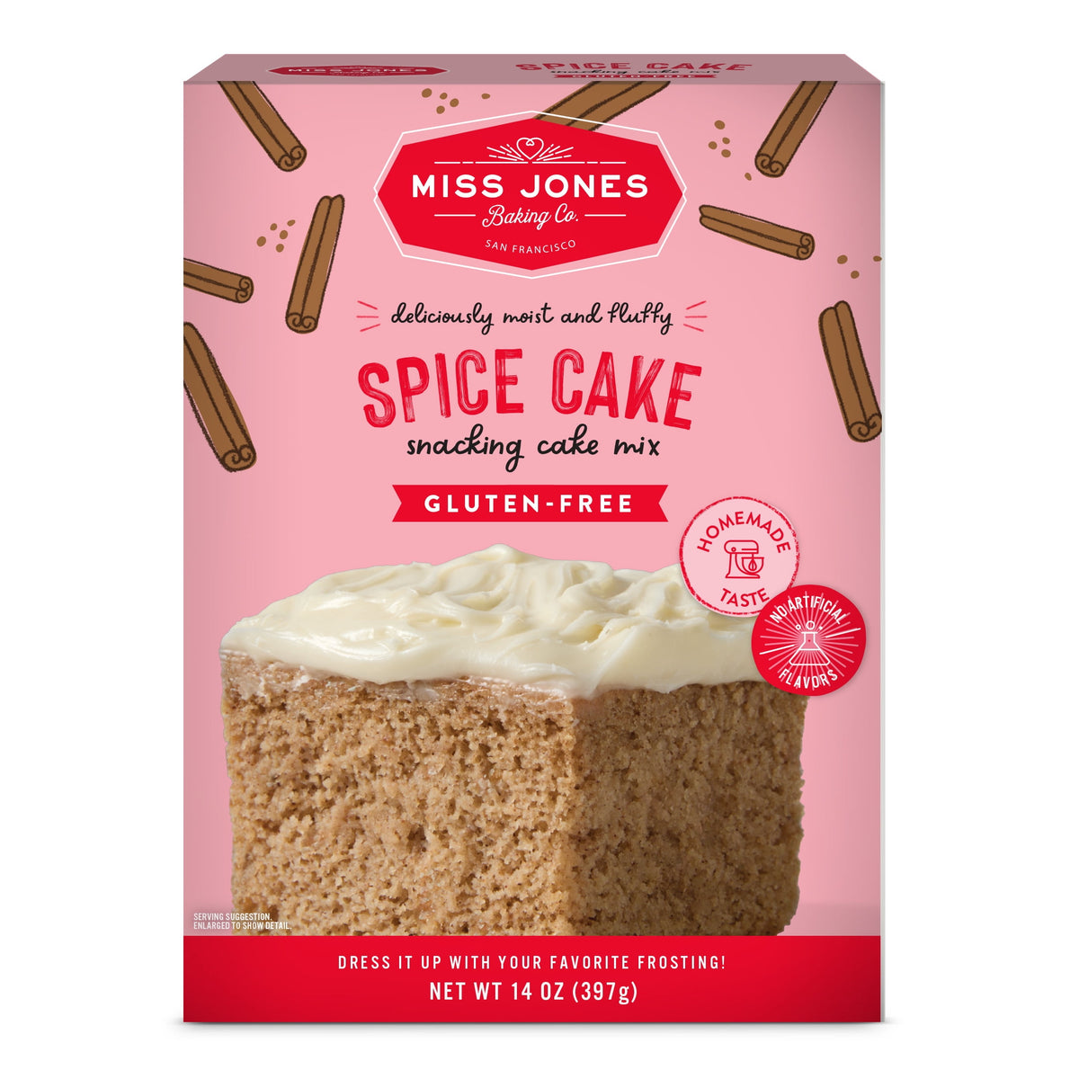 Miss Jones Baking Company Gluten Free Spice Cake Mix with Warm Spices