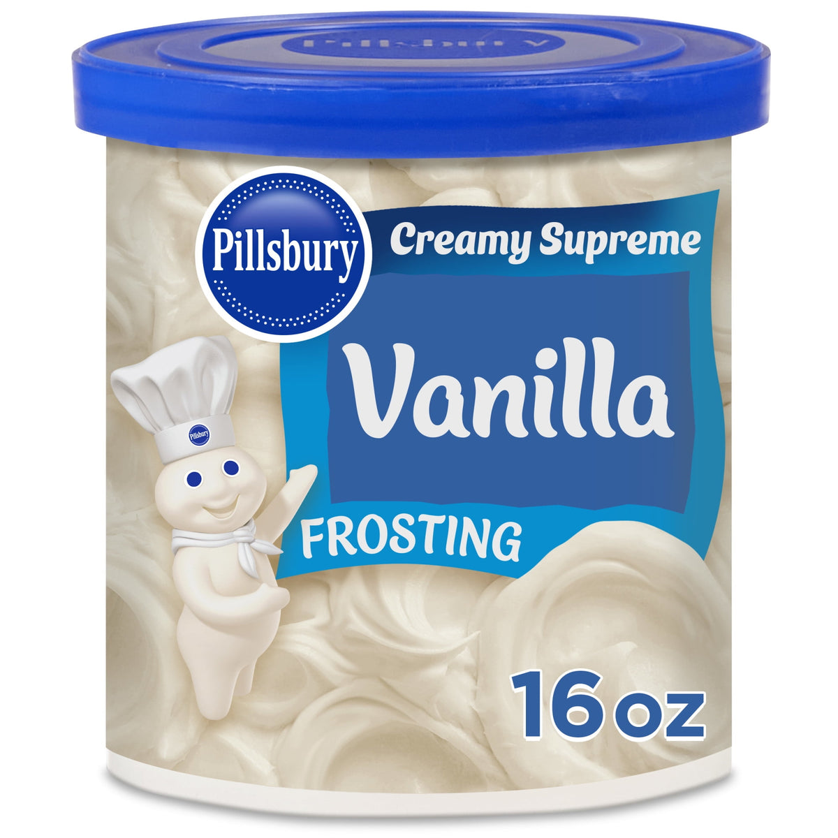 Pillsbury Creamy Supreme Vanilla Frosting, 16 oz Tub