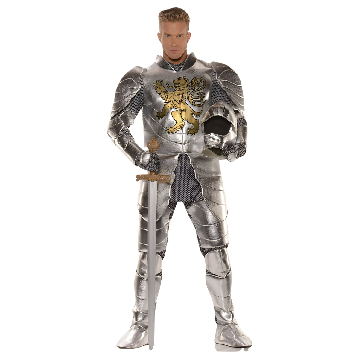 Plus Size Knight in Shining Armor Costume for Men
