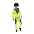 Retro Shell Suit Costume Mens Adult Neon Green 1980s Large Male Fancy Dress Party Book Week Halloween