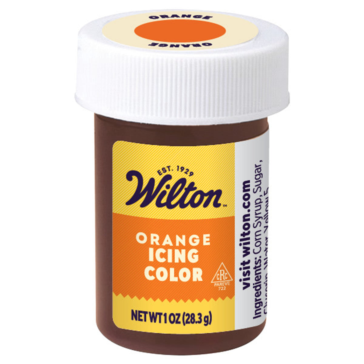 Wilton Orange Food Coloring Edible Gel for Baking & Cake Decorating No Taste 1 oz.