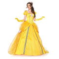 Women's Classic Belle Princess Halloween Costume with Sleeve