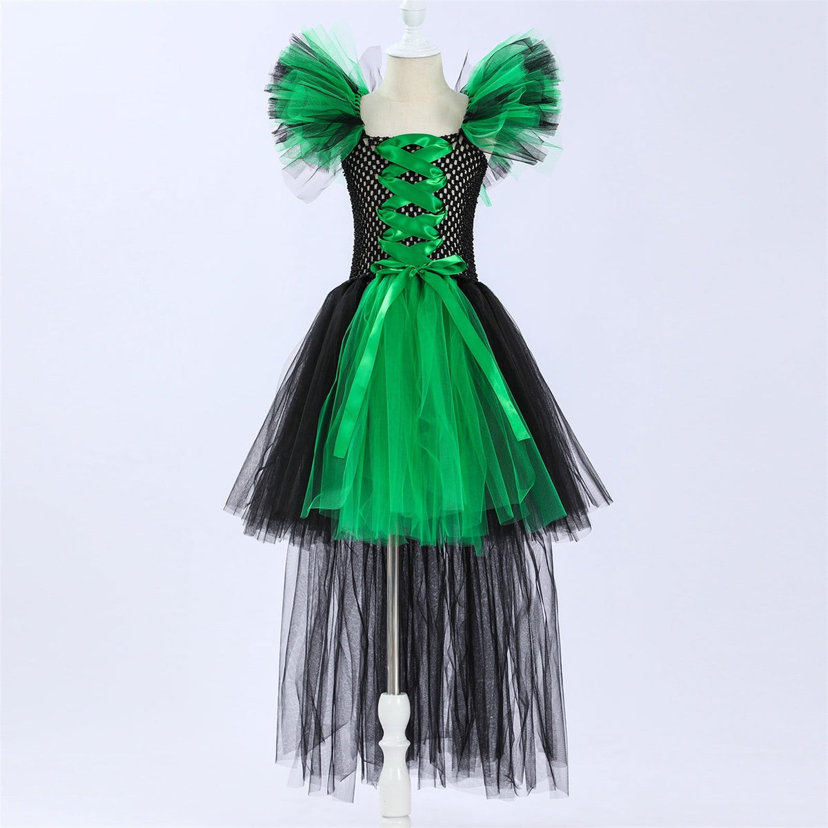 HNMKIU Halloween for Girls Toddler Kids Baby Girls Magnificent Witch Halloween Black Gown Fancy Dress Up Cosplay Party Tutu Dress Dresses E - 18-24 Months
