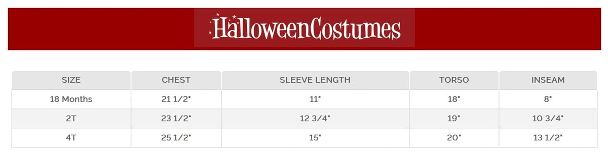 Care Bears Toddler Classic Bedtime Bear Costume