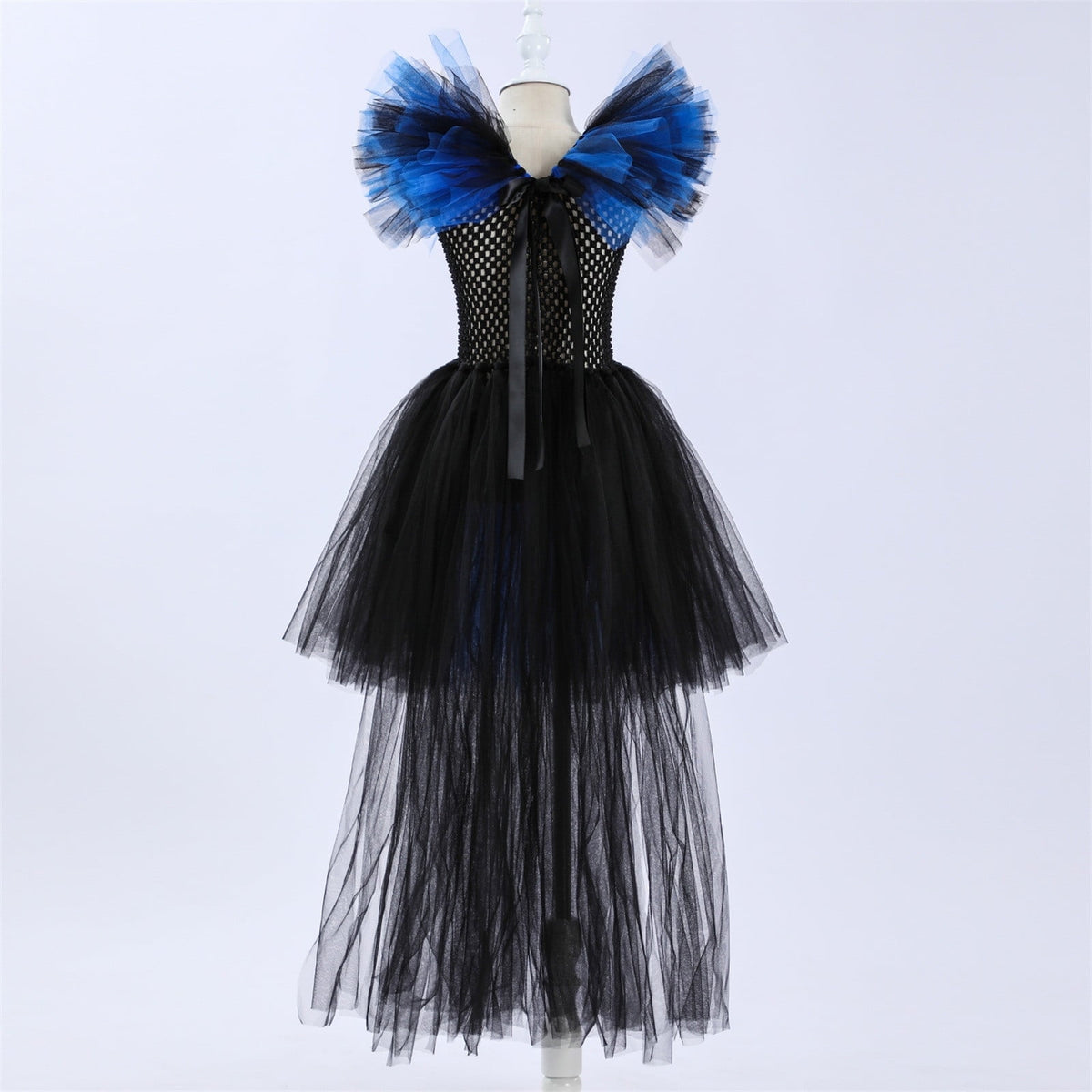HNMKIU Halloween for Girls Toddler Kids Baby Girls Magnificent Witch Halloween Black Gown Fancy Dress Up Cosplay Party Tutu Dress Dresses E - 18-24 Months