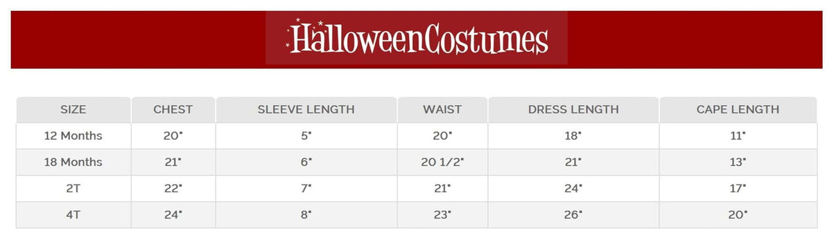 Toddler Little Red Riding Hood Costume