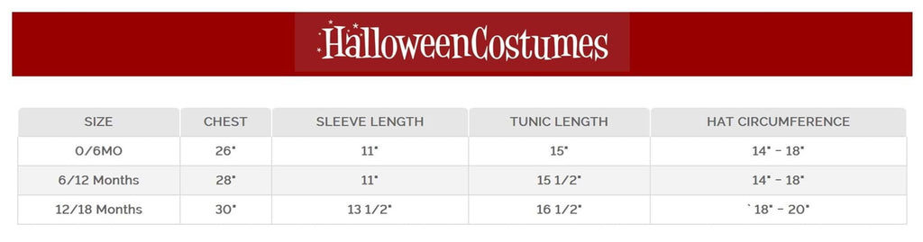 Infant Gnome Pullover Costume