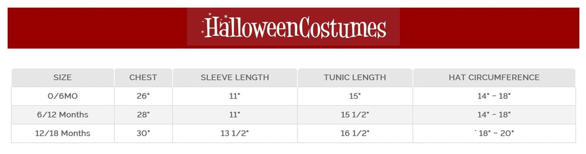 Infant Gnome Pullover Costume
