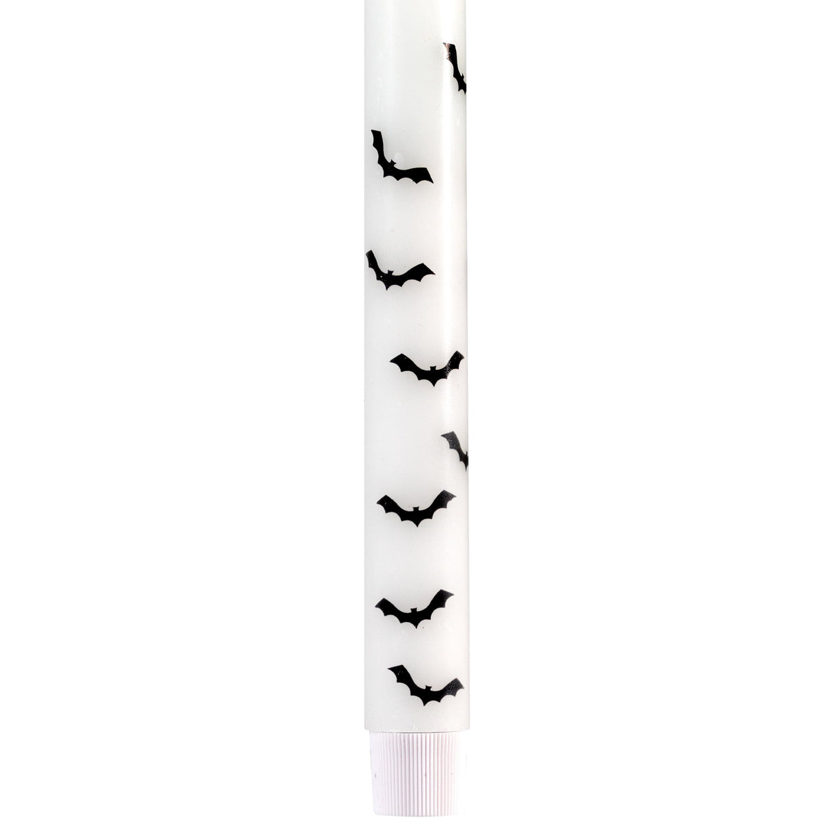 Northlight LED Flickering Flameless Wax Tapered Flying Bats Halloween Candles - 9.75" - Set of 2