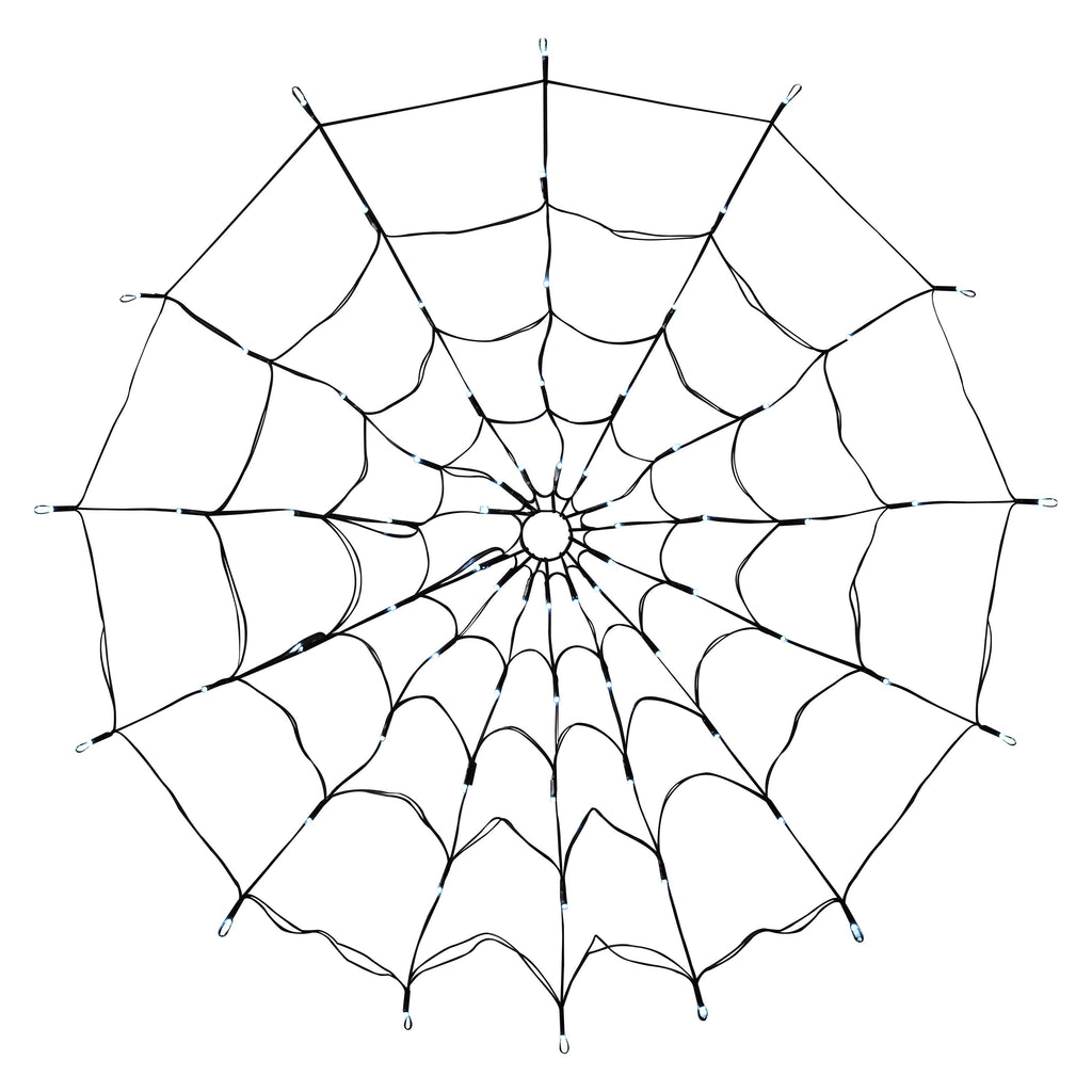 Light Up Spiderweb Decoration