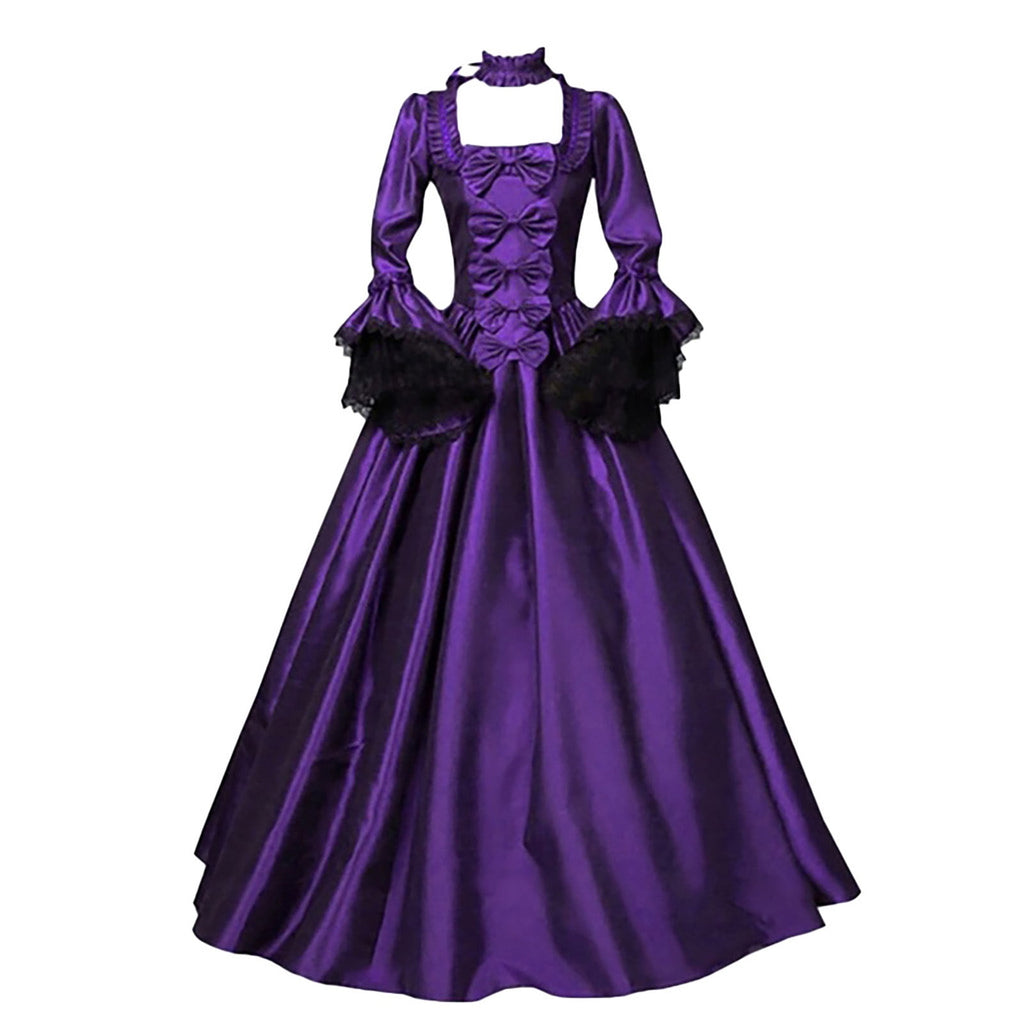 Hvyesh Women's Victorian Dress 1800s Rococo Ball Gown Inspiration Maiden Costume Masquerade Theme Dresses Halloween Cosplay